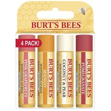 Burt's Bees Kit Hidratante Labial Lip Balm (4 unidades)